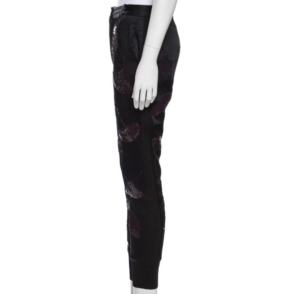 NWOT 3.1 Phillip Lim navy blue sequin embellished party jogger pants, XXS, 0 - Picture 2 of 4